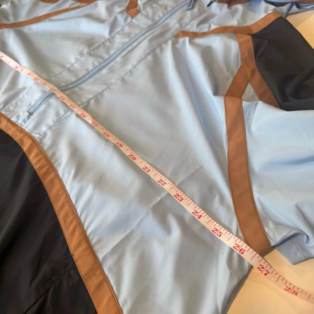 FREE PEOPLE MOVEMENT CARE FP LIKE THE WIND COLOR BLOCK WINDBREAKER JACKET SIZE M Black Size M - Image 11