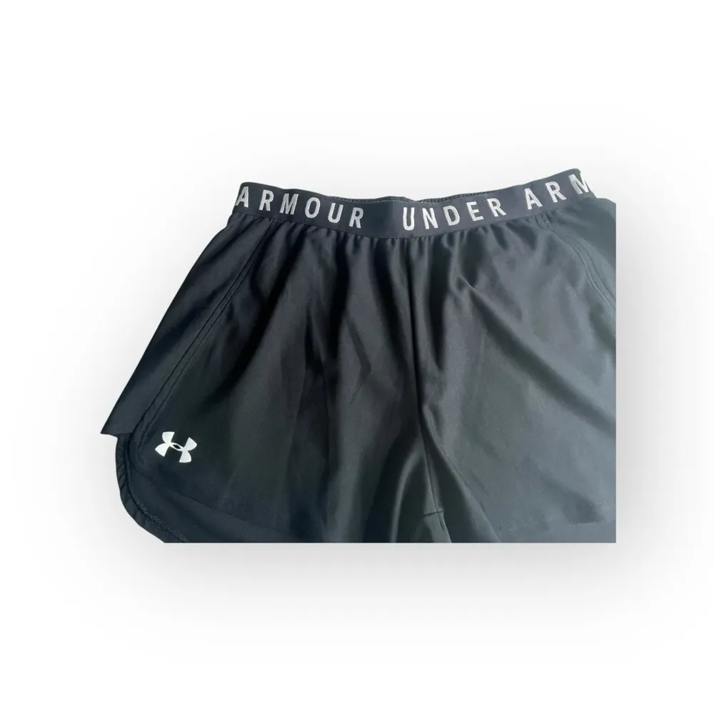 Under Armour ✪ Heat Gear Loose Logo Running Run Short Shorts ✪ Black ✪ Large - Image 6