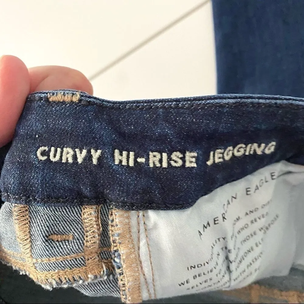 American Eagle Stretch Curvy High Rise size 4 - Image 4