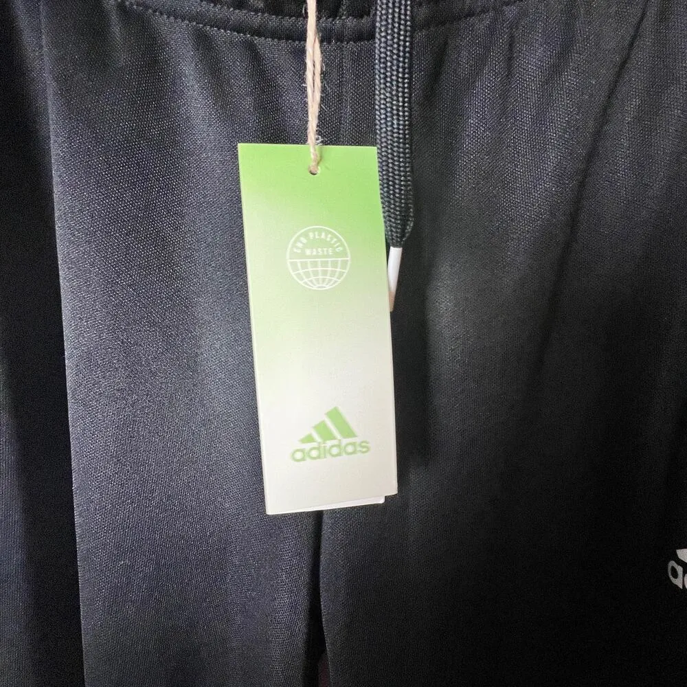 Adidas Women's Tapered Leg Athletic Sporty Warm Up Side Stripe Soccer Pants Sz M - Image 7