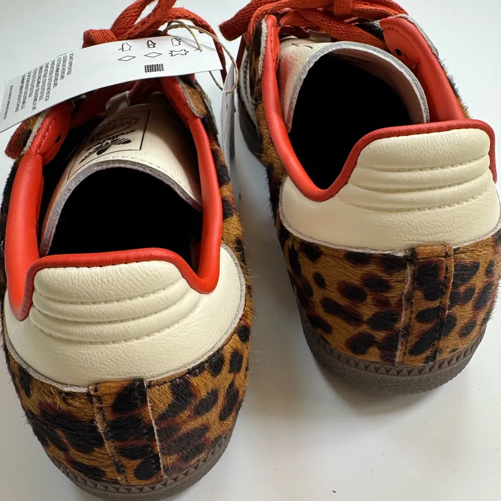 Adidas Samba OG Leopard Cheetah size 8 NEW - Image 16