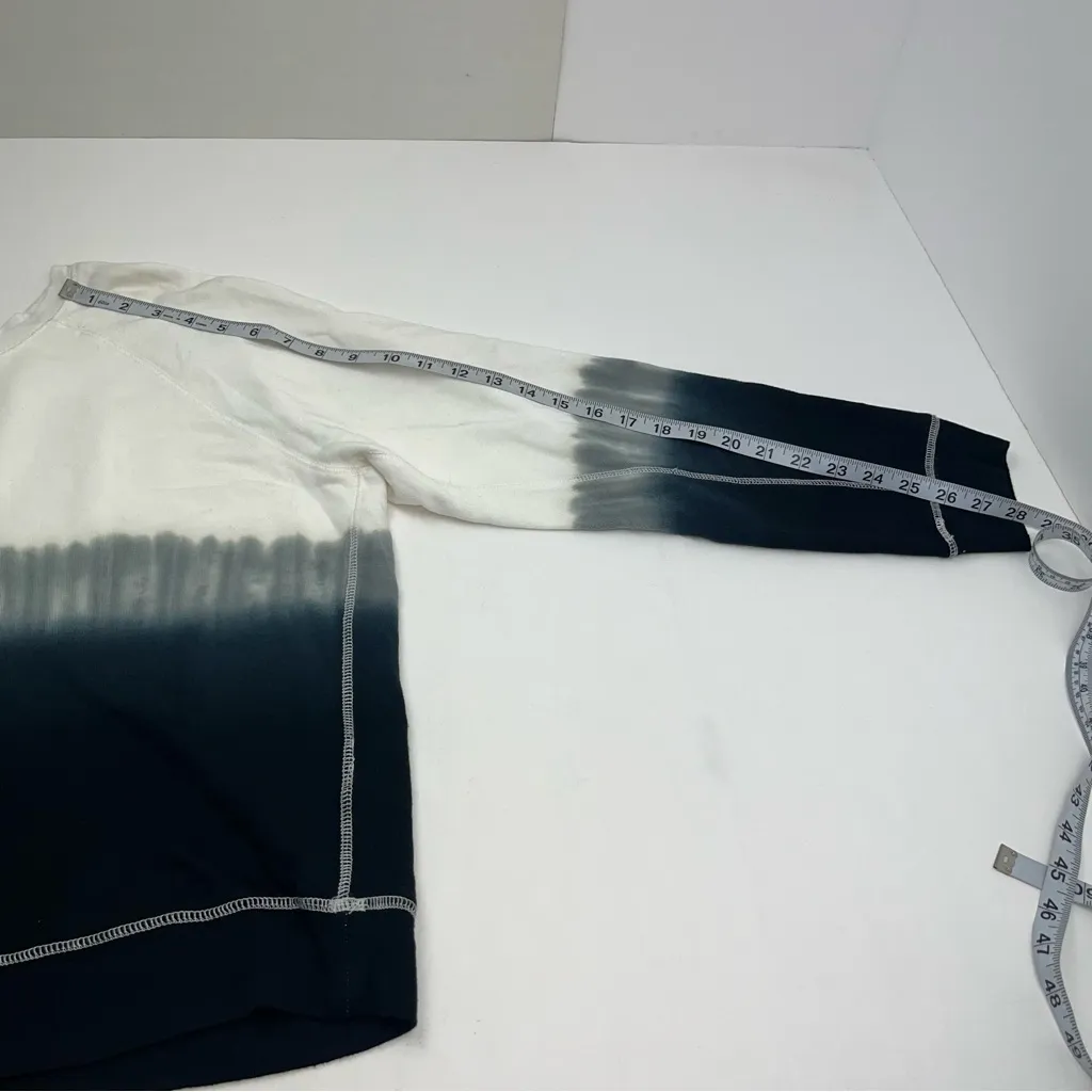 Rails‎ Theo Charcoal Dip Dye Sweatshirt Womens Size Large Black White NEW *FLAW - Image 13