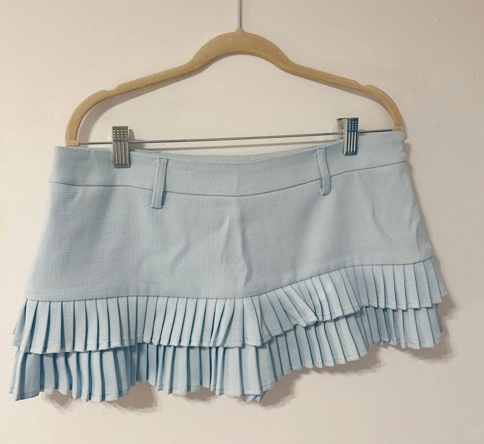 Double Ruffle Mini Skirt - Image 2