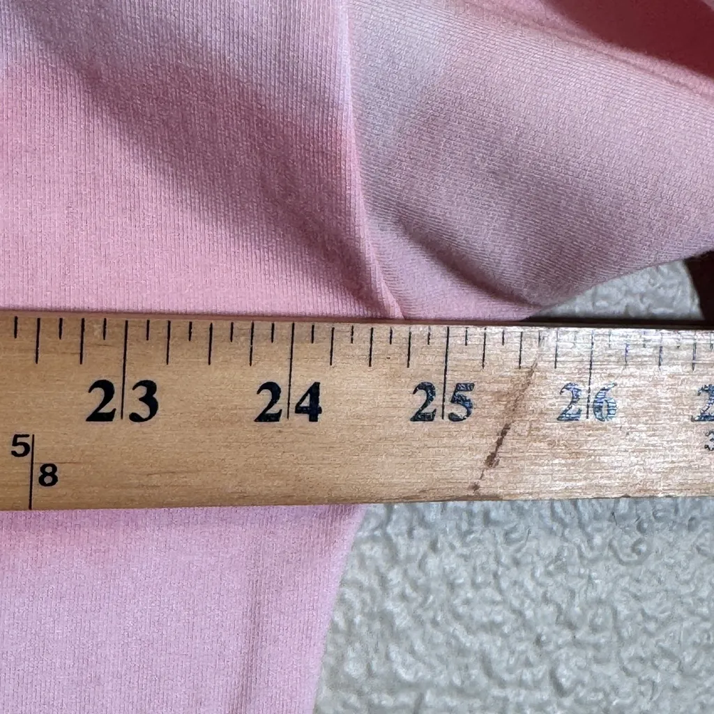 Athleta Pink White Tie Dye Pullover Sweater Womens MT Casual Cozycore Colorful - Image 4