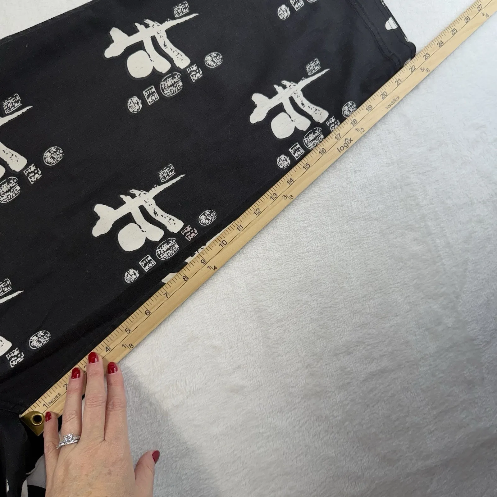 Vtg Chicos Sz 3 US XL 16 Pants Asian Print Crop Straight Leg Art To Wear Boho - Image 11