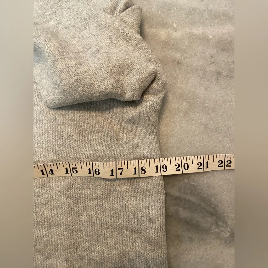 NWT Old Navy Size S Gray So Soft V Neck Long Sleeve Pullover Sweater Mini Dress - Image 11