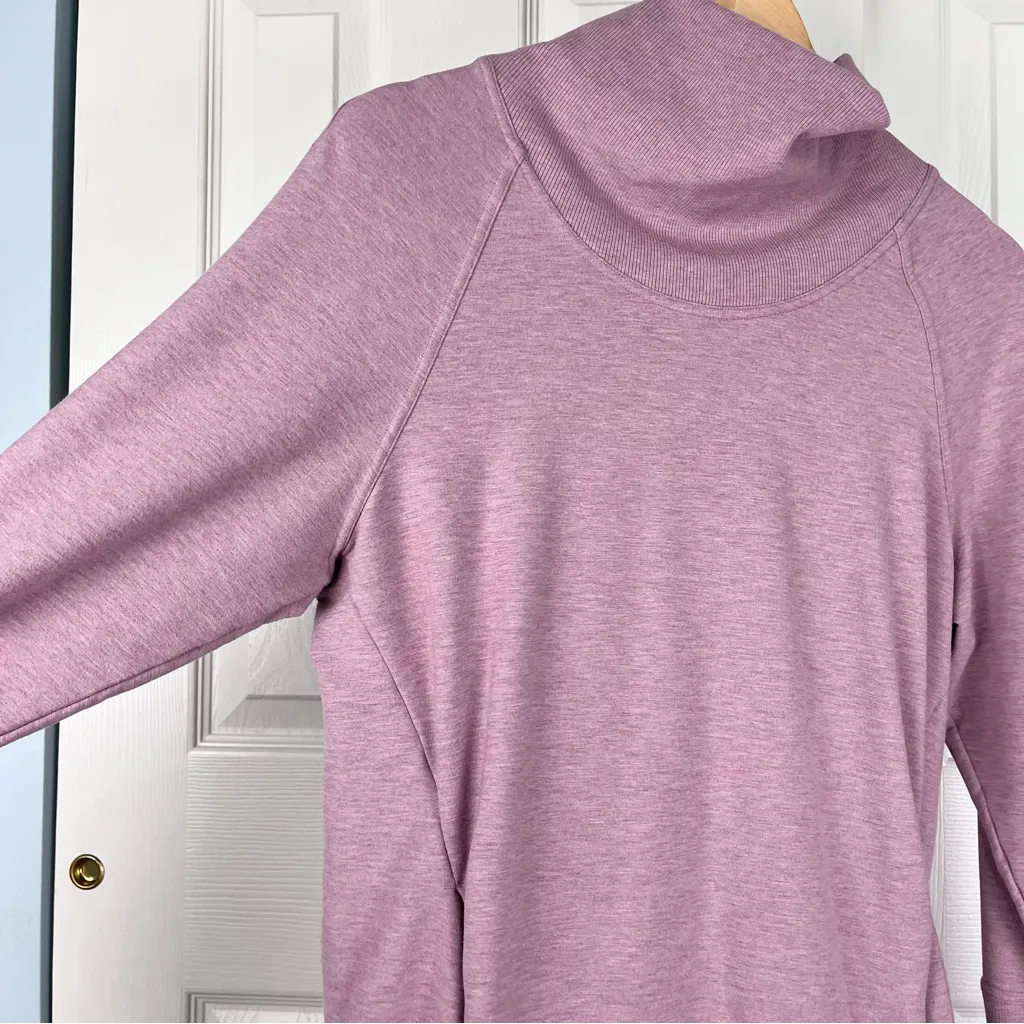 Lululemon High Lines Pullover Heathered Vintage Mauve - Image 4