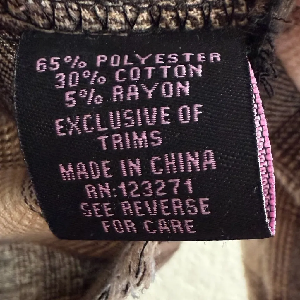 Women’s Small Cropped Boxy Oversized Top Cotton Blend Streetwear Casual Layers Tan - Image 7