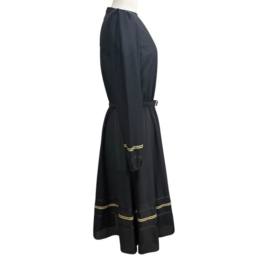Vintage Melissa Lane Dress, Tag Shows Size 12 But Measures like a Small Black - Image 5