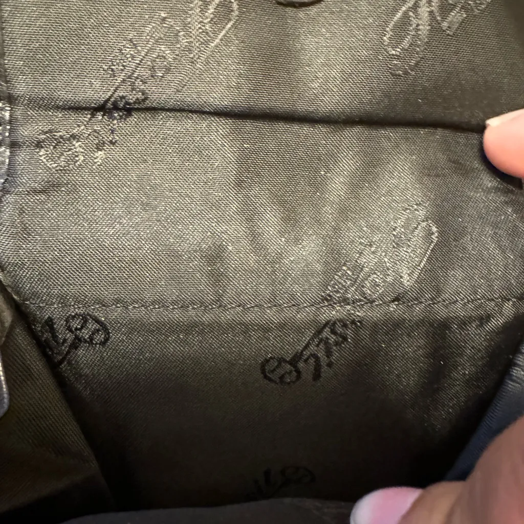 Fossil Black Leather Wallet Small Bi - Image 3