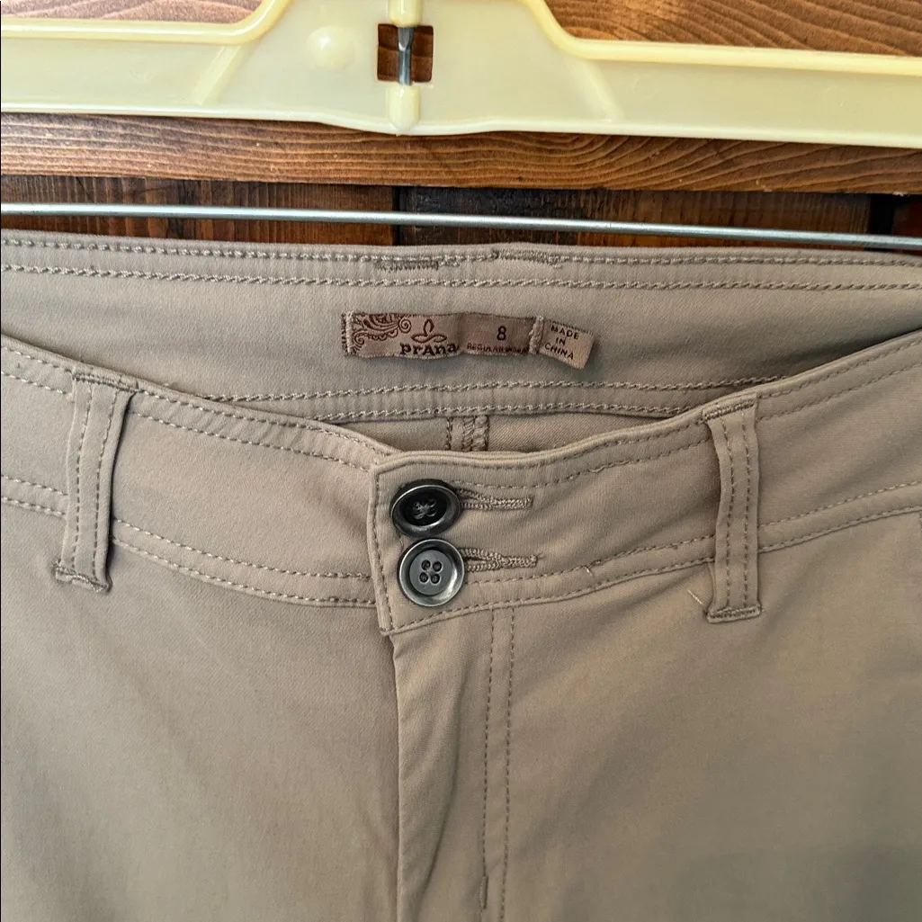 Prana Halle Pant, Size 8, Beige - Image 4