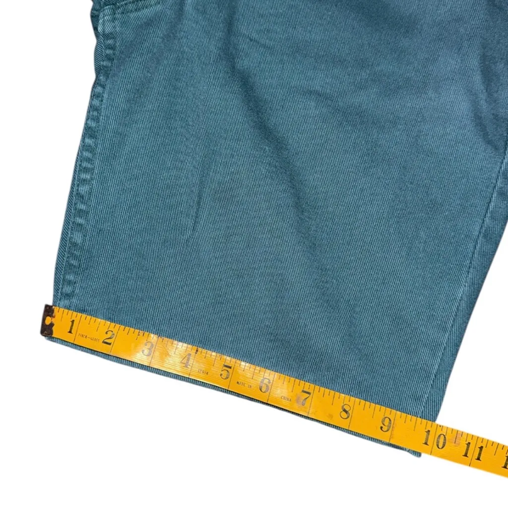 Vintage North West Blue Teal Blue Denim Jean Shorts High Waisted 90s Women’s 30 - Image 9