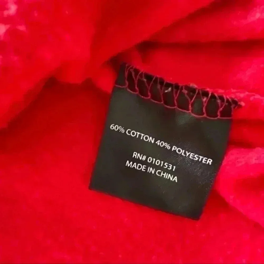 Mad Engine Women’s Christmas Tangled Cat Lights Ugly Xmas Sweatshirt Red… Red - Image 5