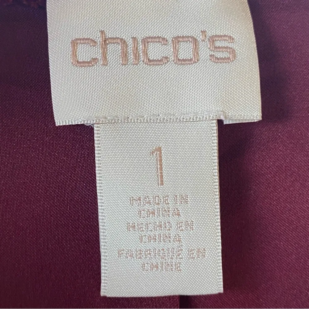 Chico’s lace and faux suede jacket - Image 14
