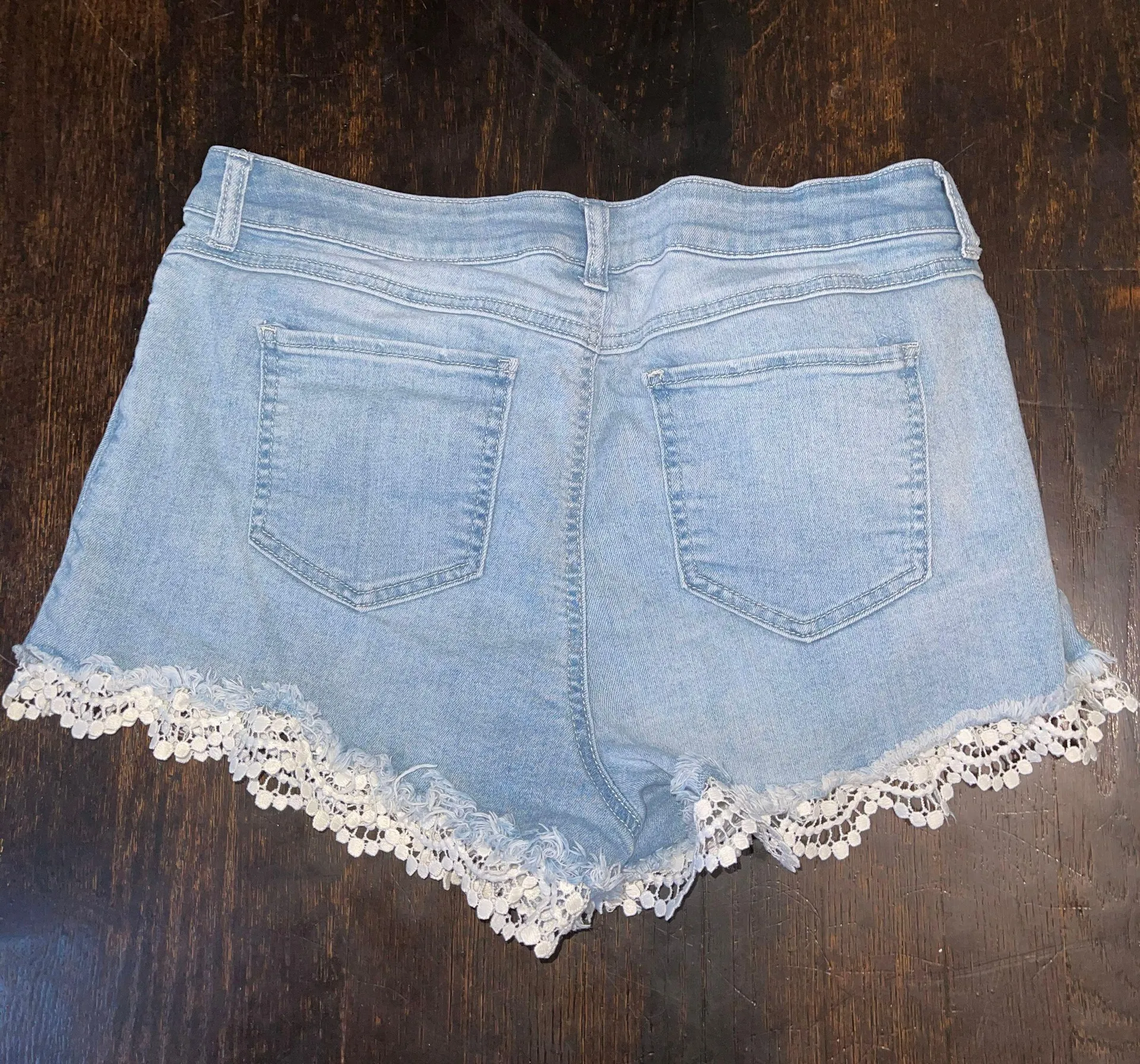 denim shorts Blue Size L - Image 2
