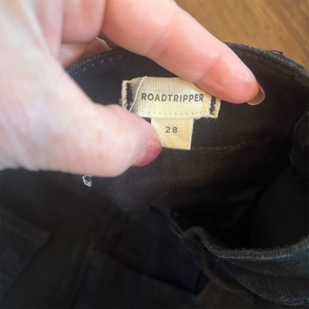 Madewell Roadtripper Skinny Jeans Women's Size 28 Black Stretch Denim - Image 4