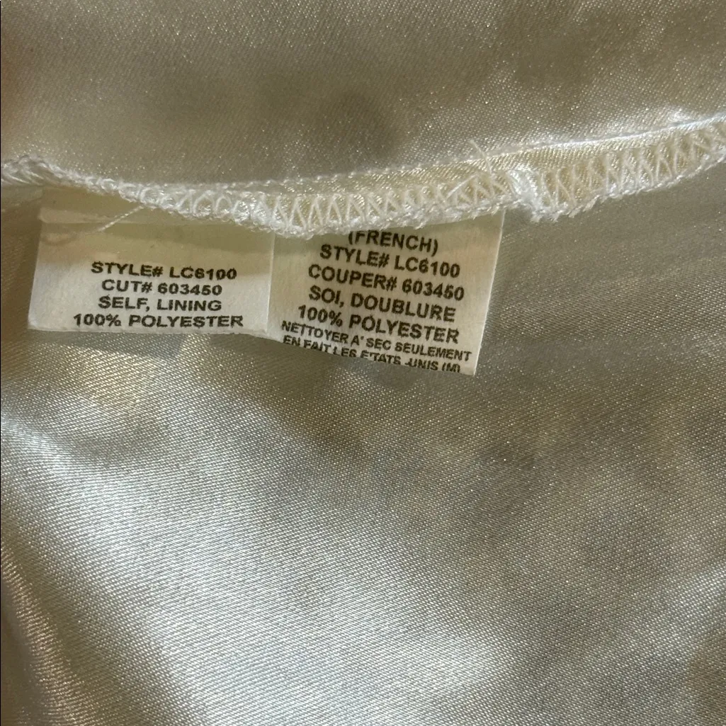 Eva Franco Anthropologie Blue and White Floral Midi Dress excellent condition Size 6 - Image 6