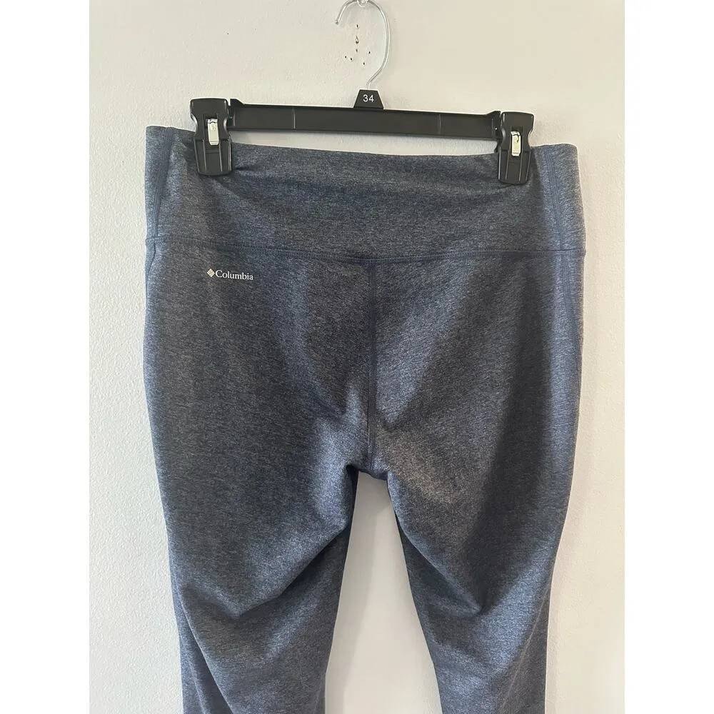 Columbia Leggings Women's Medium Heather Gray Activewear Outdoors Hiking Sporty - Image 3