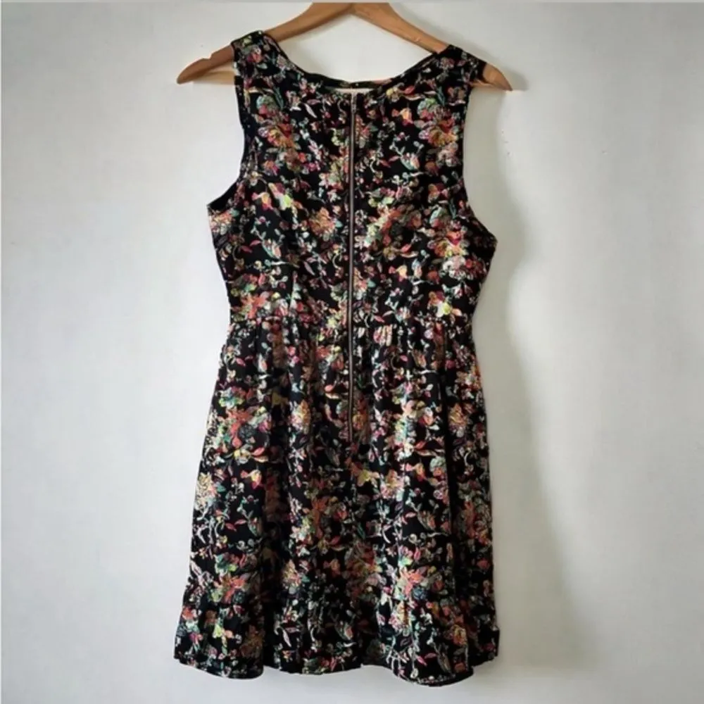 Vintage floral sundress Small mini coastal cowgirl Y2K bohemian​ sleeveless - Image 2