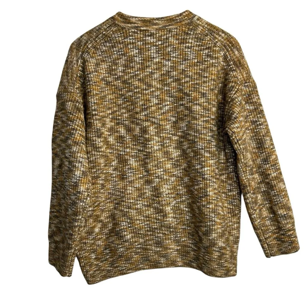 Madewell Space-Dyed Winstead Cardigan Sweater Size small Chunky Knit Wool Blend - Image 4