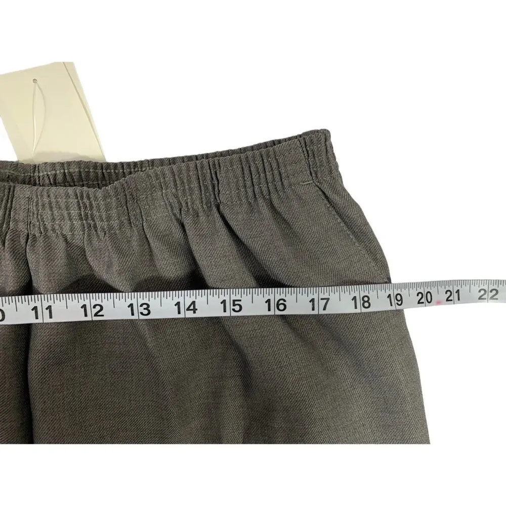 Alfred Dunner Classic Dark Grey Pants - Image 5