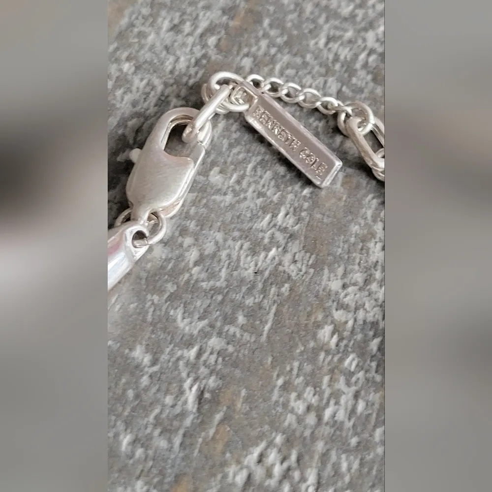 Kenneth Cole New York Necklace and Bracelet Set Blue - Image 4