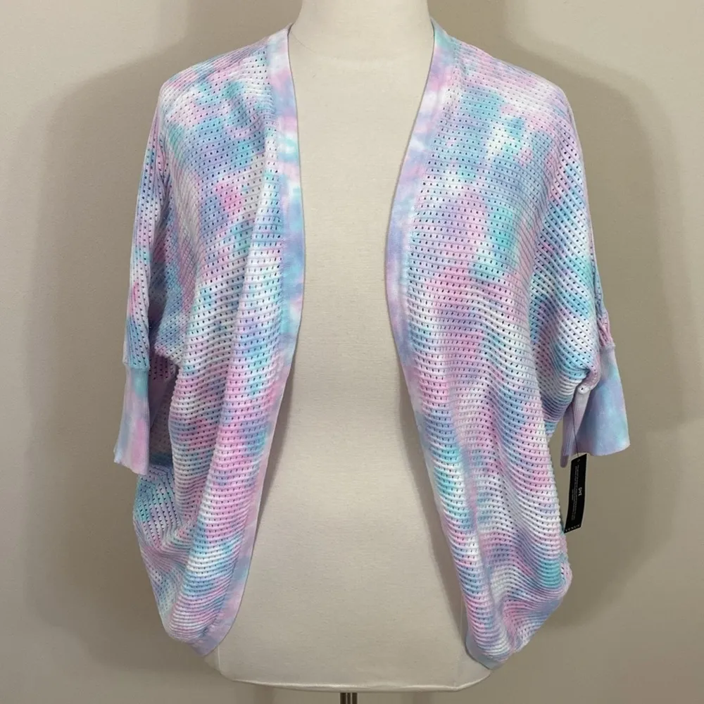Tie dye cocoon cardigan sweater - Image 2