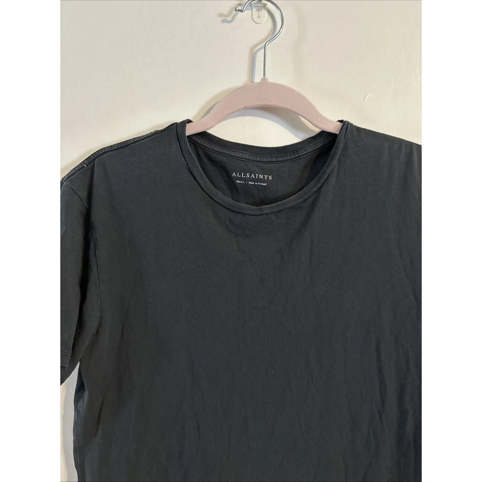AllSaints Womens Basic Black Small Short Sleeve‎ T - Image 2