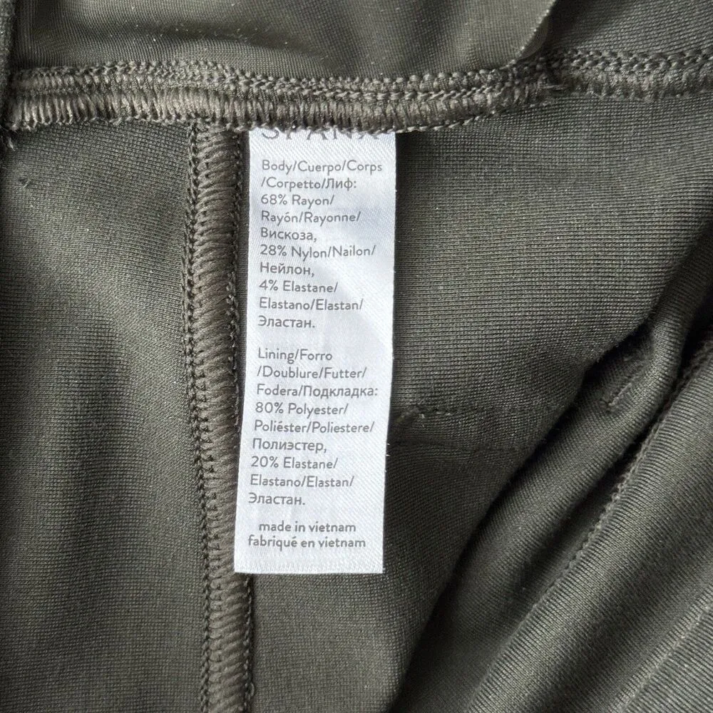 Spanx Pants Womens Small Green Shaping Tummy Control Skinny Office Preppy Casual - Image 8