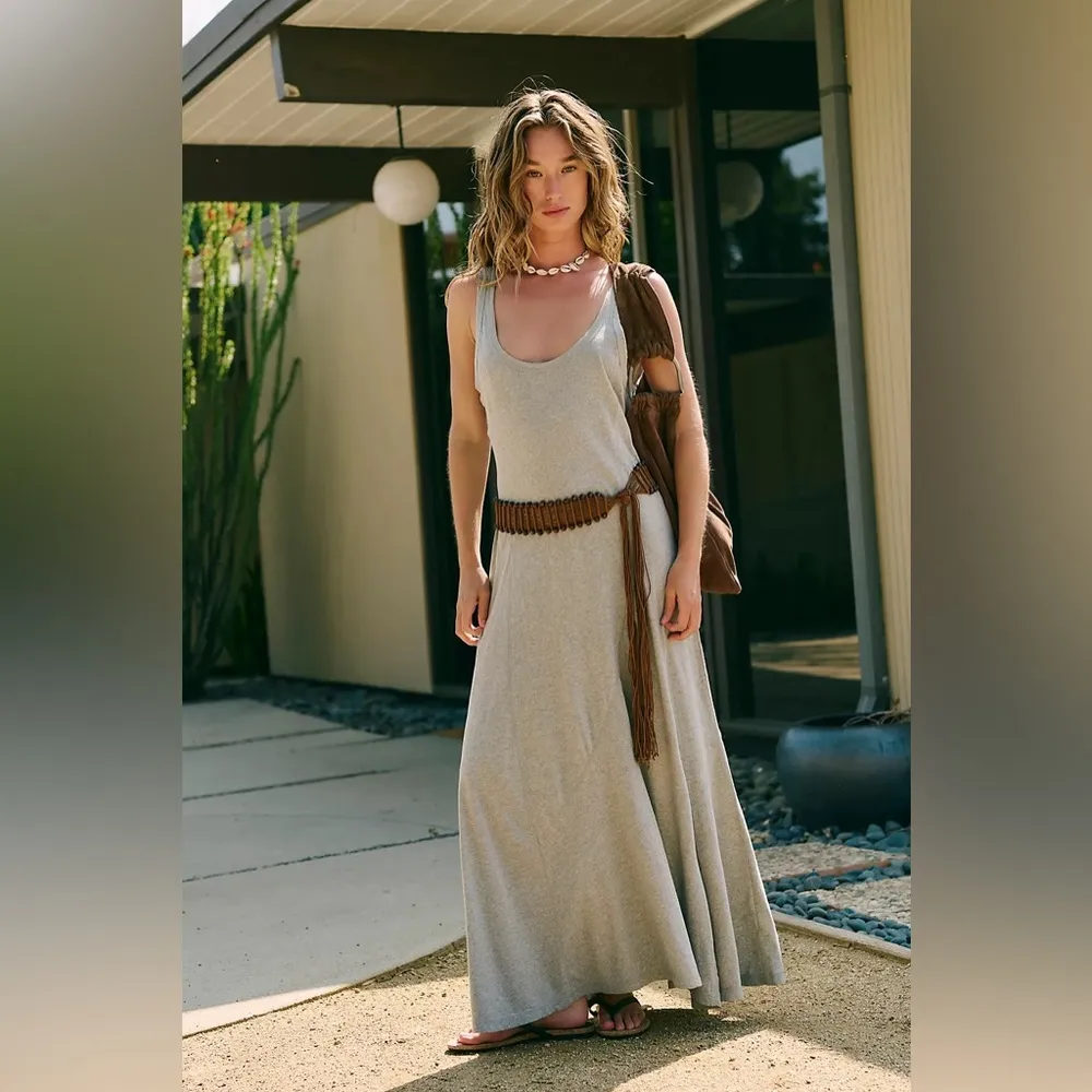 Free People Free-est Sidney Midi Dress siesta seas blue NWOT - Image 3