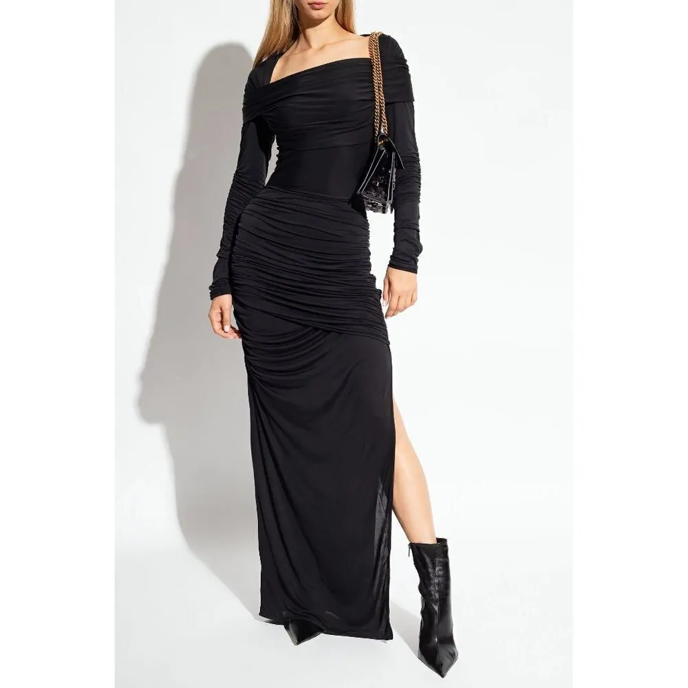 GAUGE81 Elos Maxi Dress in Black 38 6 New Womens Long Gown Hooded Size undefined - Image 16