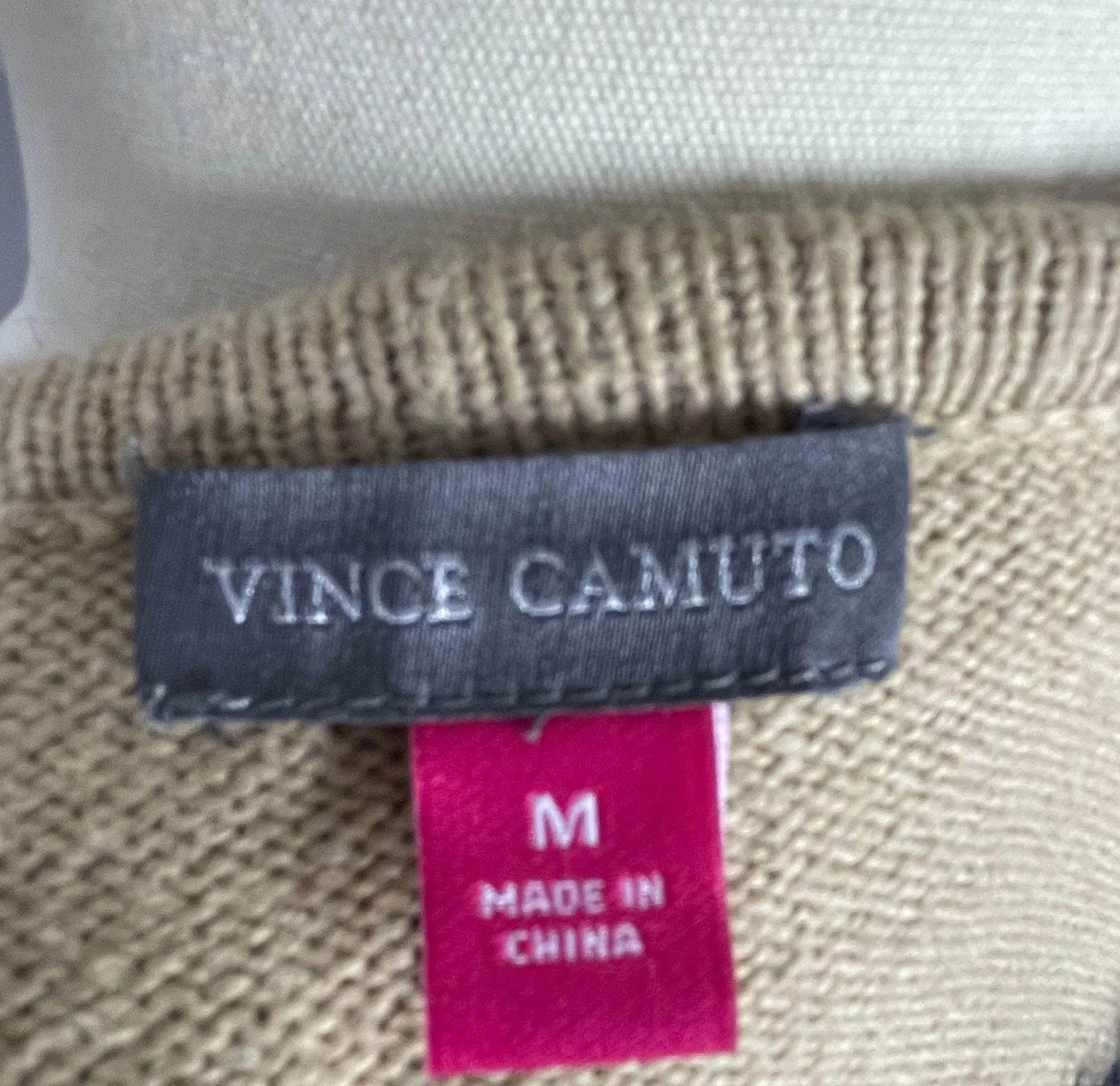 Eyelash Yarn Striped Top M - Image 8