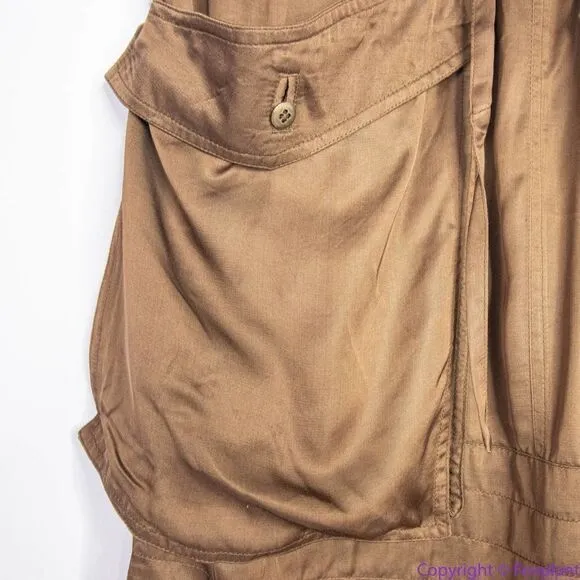 New Nicholas K x Free People Camel Brown Utility‎ Field Skirt, XS - Image 5