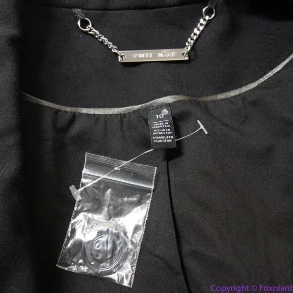 NEW White House Black Market‎ Belted Tweed blazer Jacket With Removable B… - Image 10