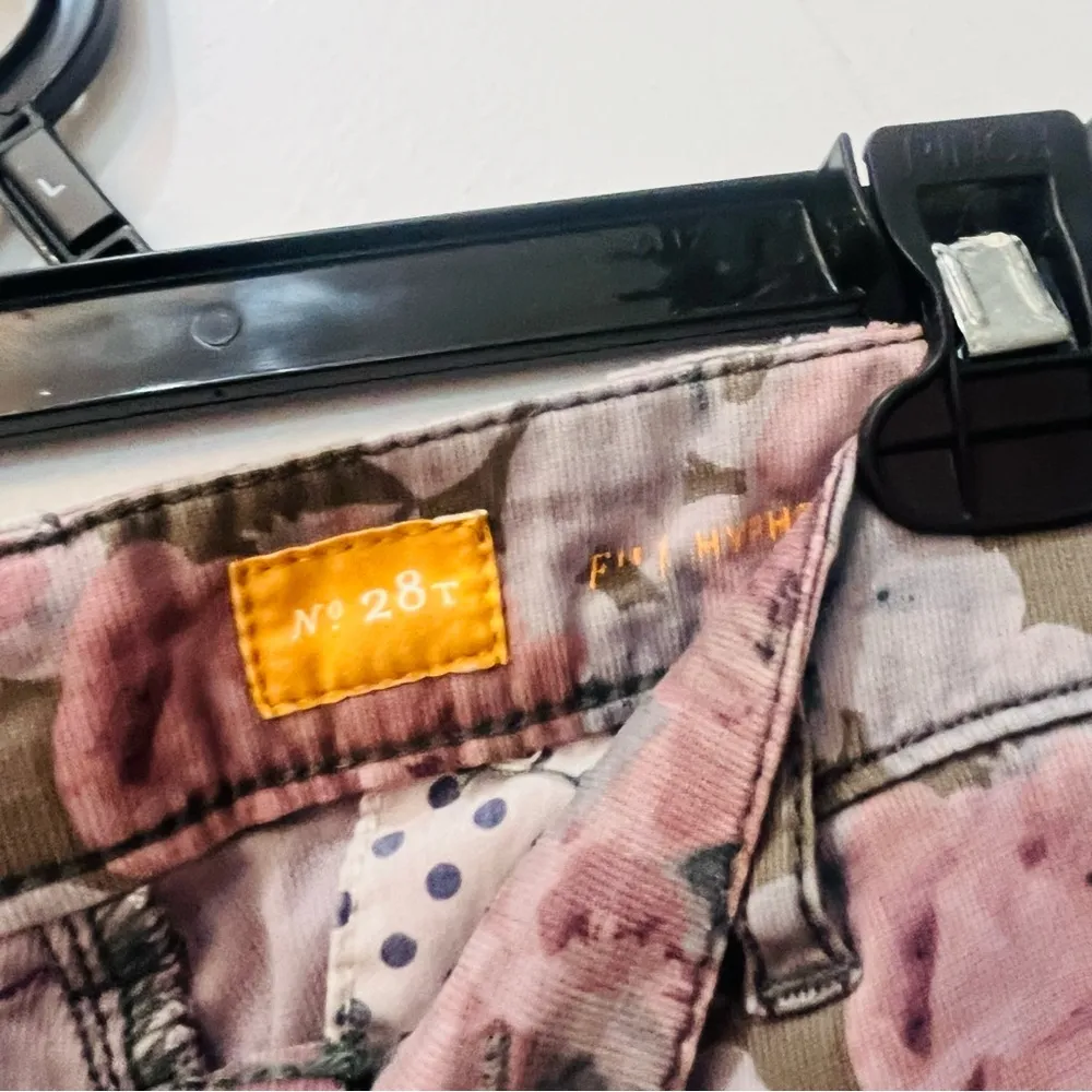 Anthropologie Pilcro and the Letterpress Hyphen Floral Chino Pants sz 28 - Image 5