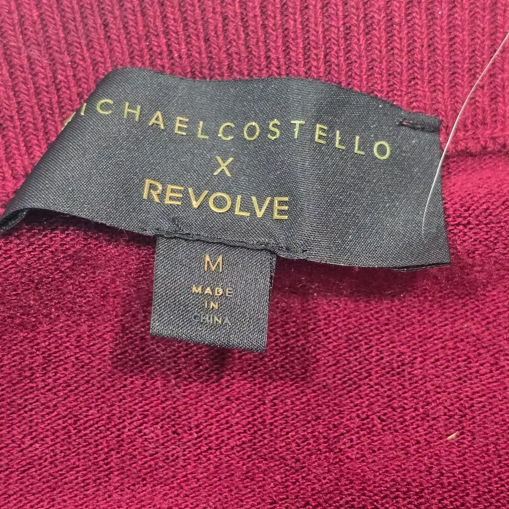 Michael Costello x REVOLVE Off Shoulder Bodycon Maxi Dress in Maroon - Image 9