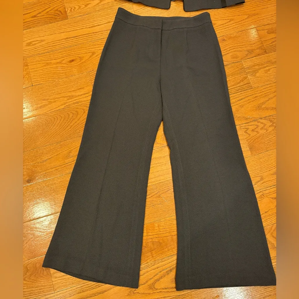 Doncaster Signature Blazer & Wide-Leg Trouser Suit Set – Size 10 – Brown - Image 2