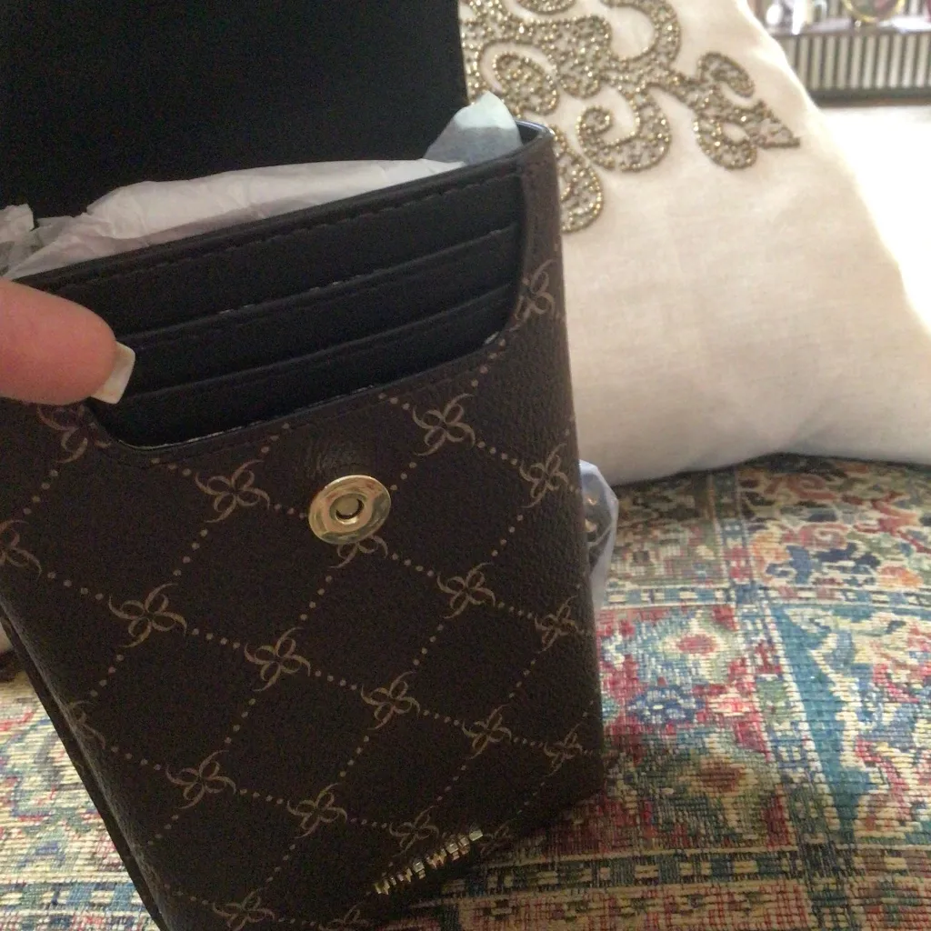 Nine West Astoria Mini Crossbody in Dark Brown  4” x 7” x 1” - Image 5