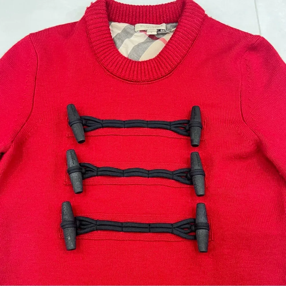 Burberry Brit Red Wool Sweater - Image 8