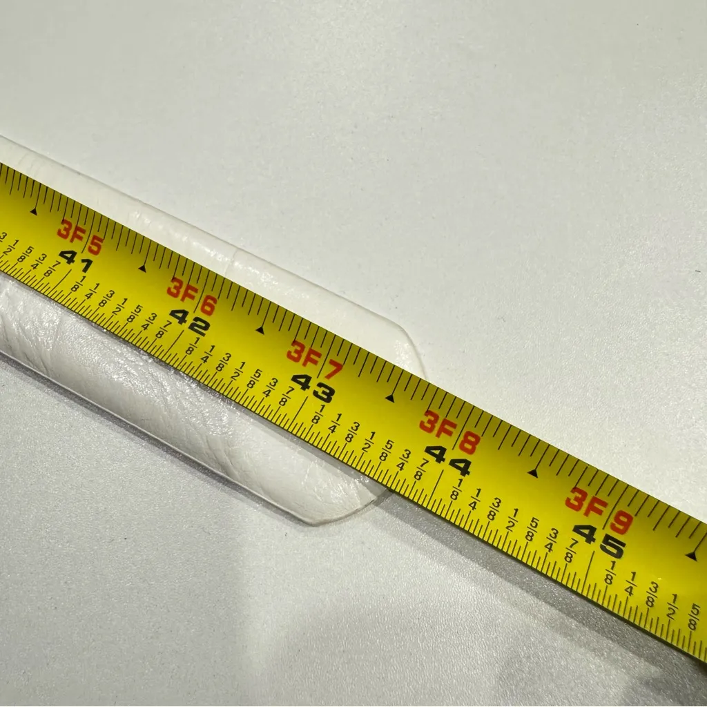 Vince Camuto White Wide Belt Silver Double Ring Buckle Statement - Image 8