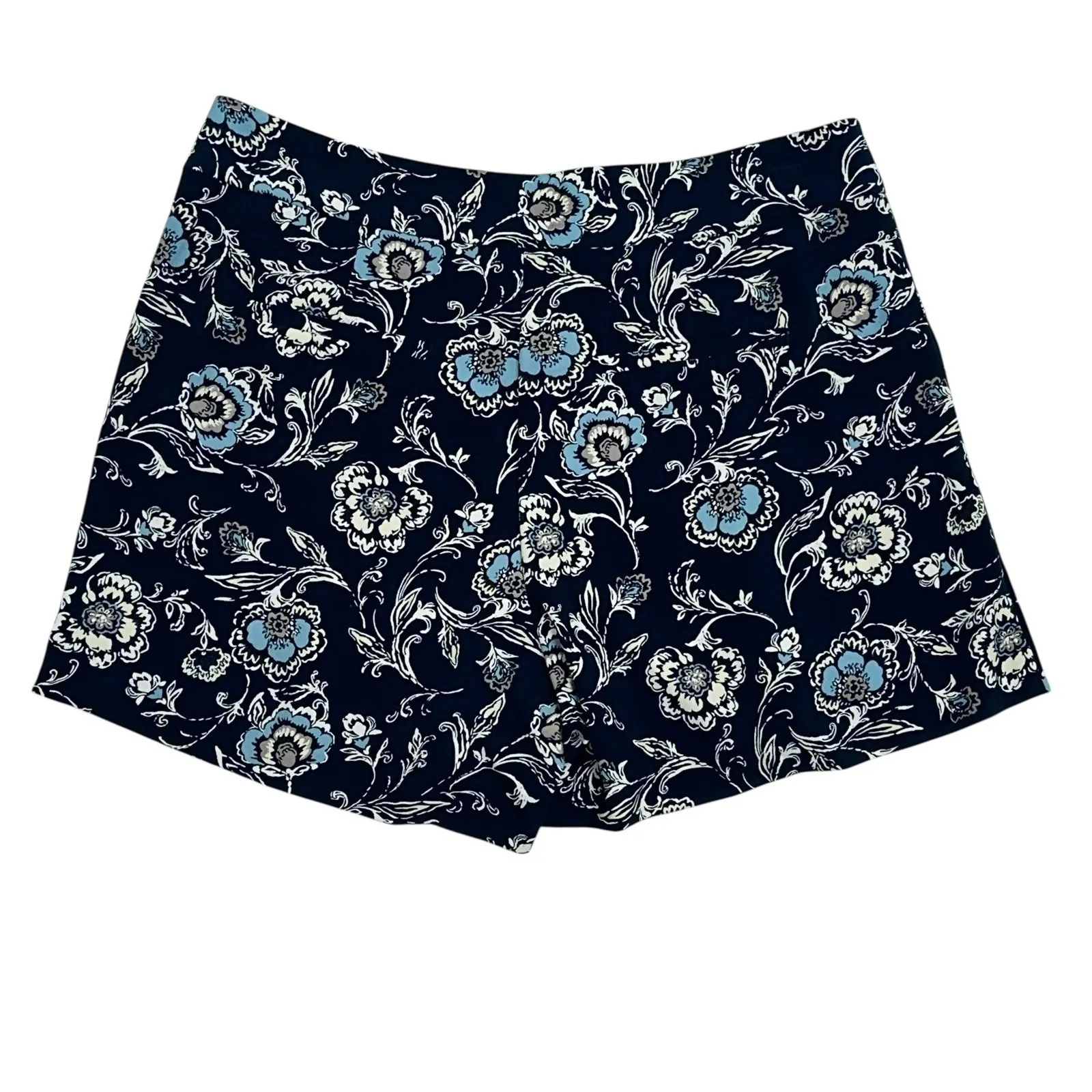 Ann‎ Taylor Women's Size 8 Shorts Lot Of 2 Black Navy White Pockets High Rise - Image 3