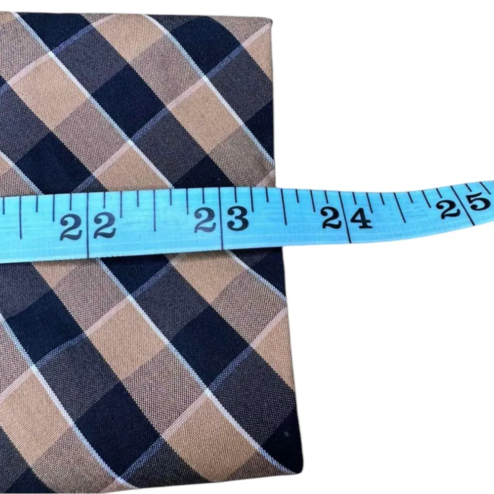 LAFAYETTE 148 NEW YORK Black and Brown Checkered Button Down Size S - Image 8