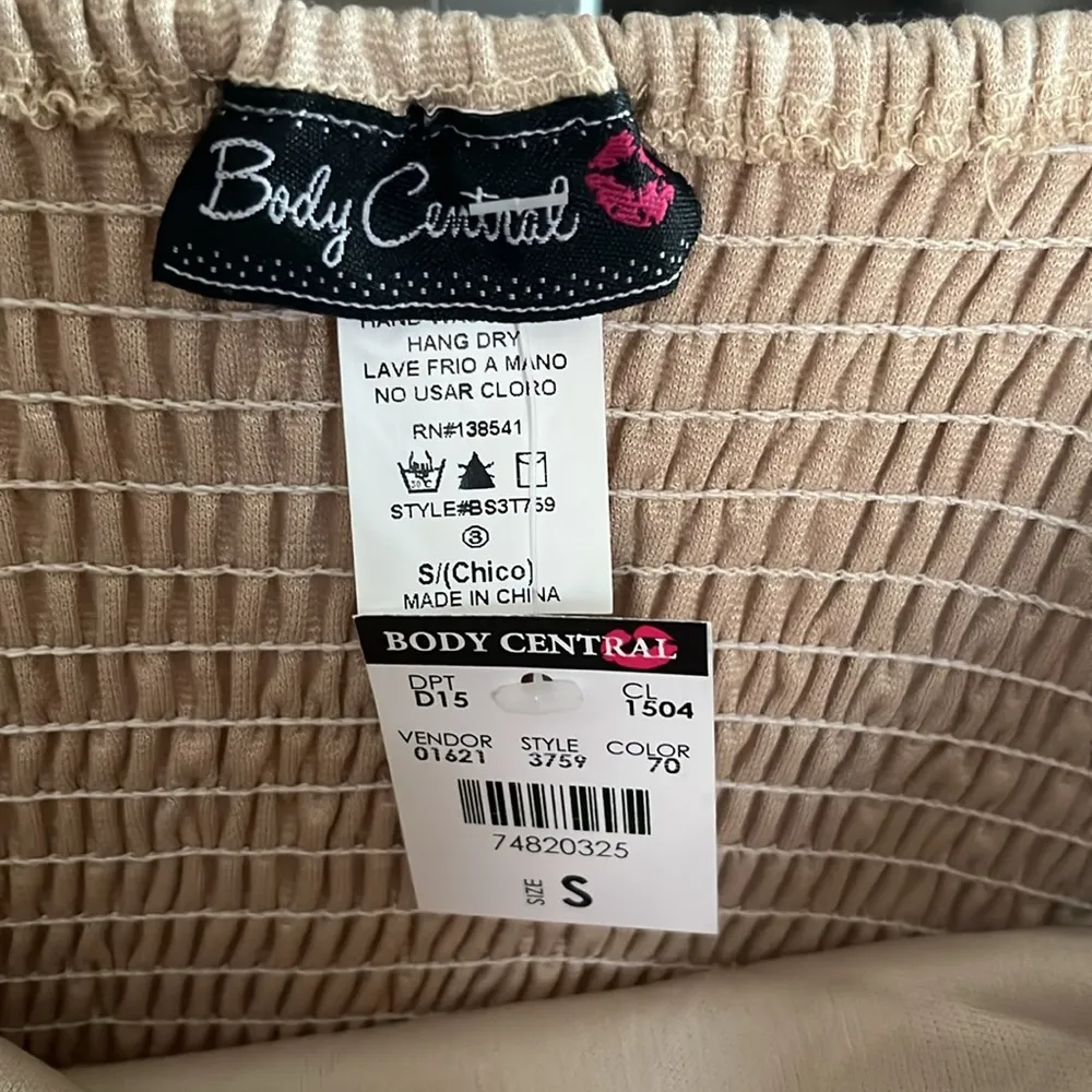 Body Central Sequined Tank Top with Smocked Back - Image 2