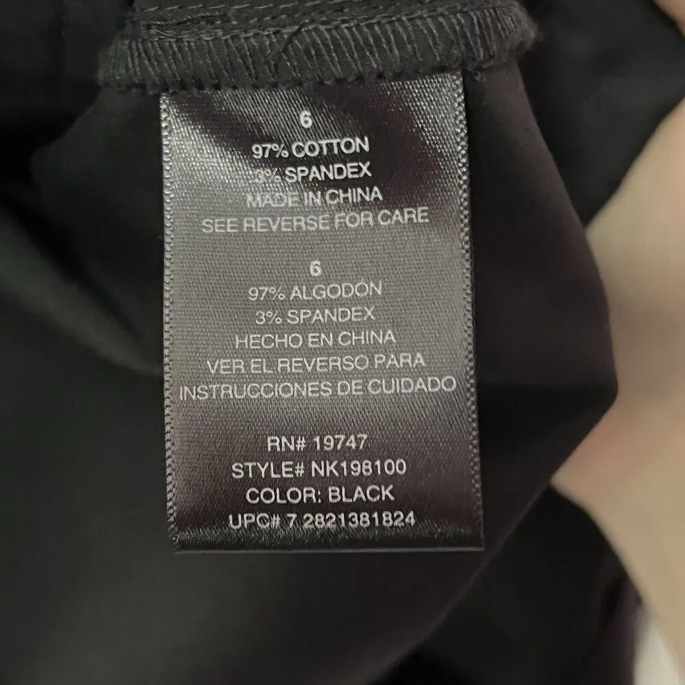 Norma Kamali  Shirt Size 6 Black Basic Hidden Button Pockets Boxy Swing Blazer - Image 7