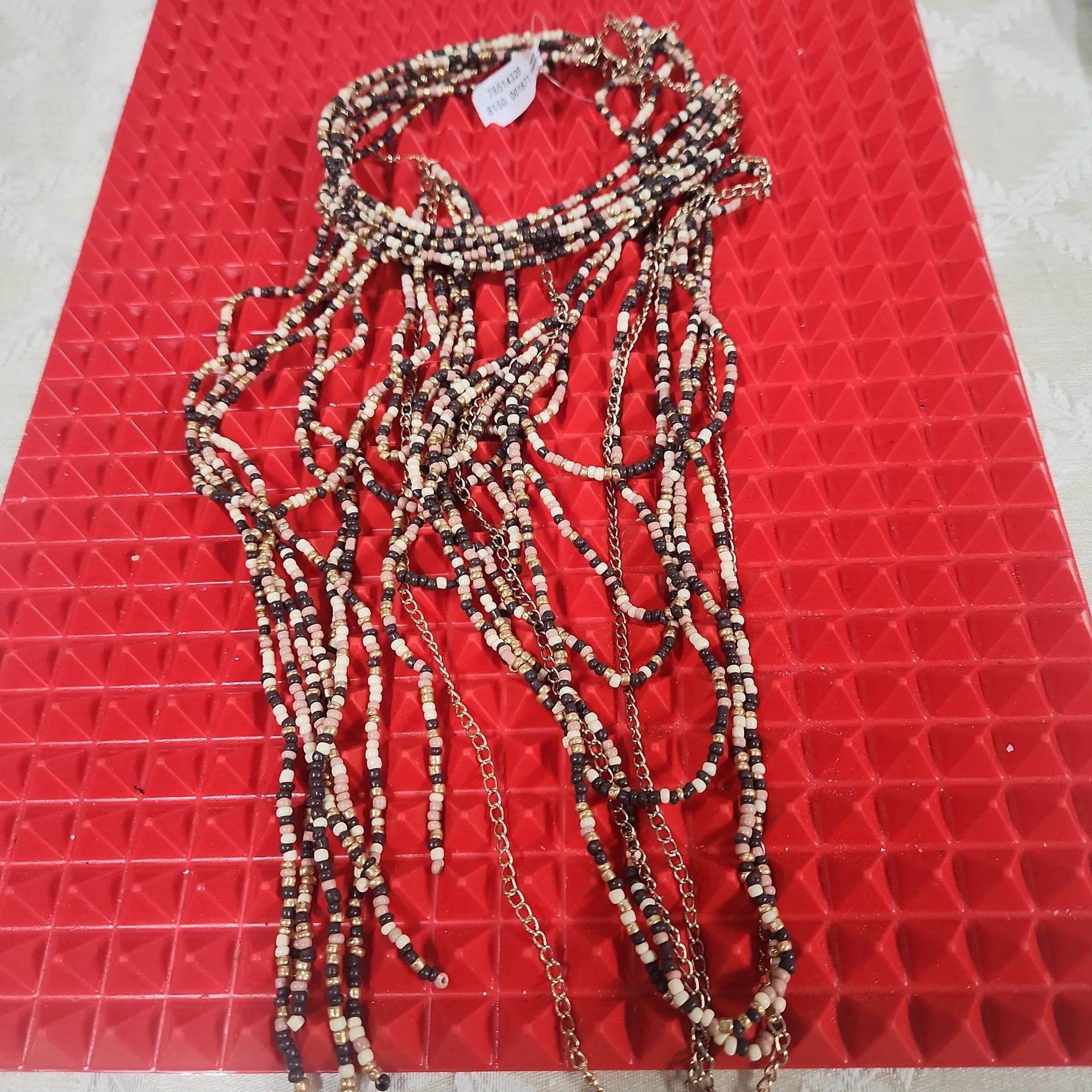 FREE PEOPLE Baez Body Chain By - Caramel Multi - Image 7