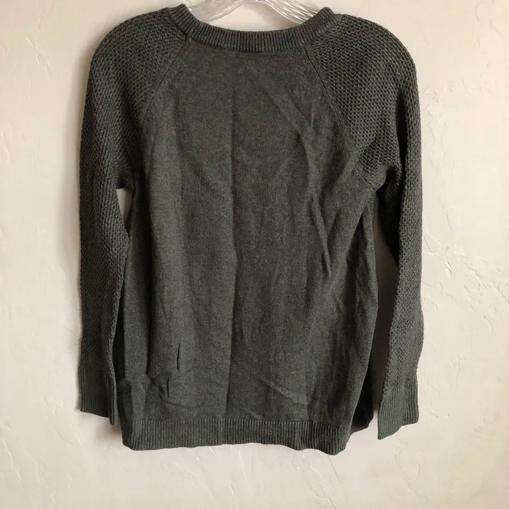 Loft Outlet Forest Green Knit Sweater - Image 7