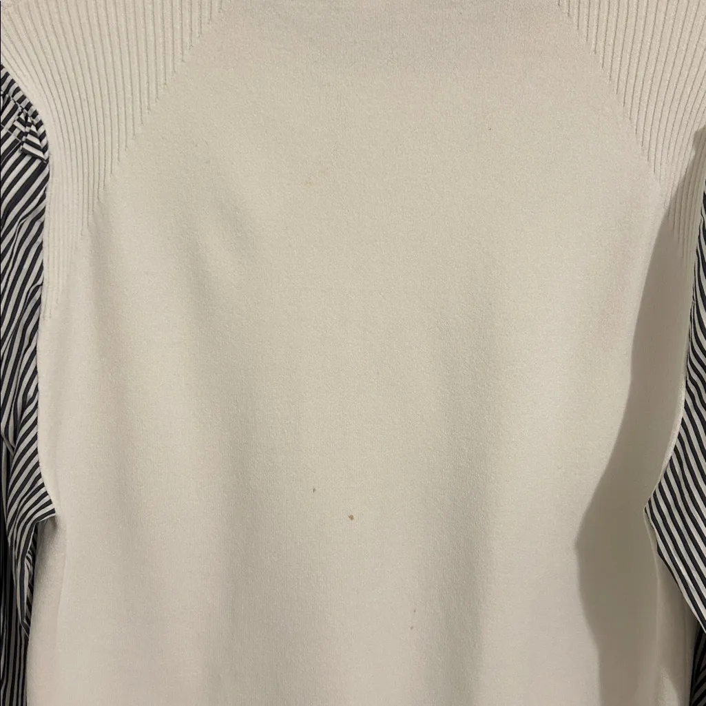 Veronica Beard  Roy Mixed Media Sweater Size Large - Image 11