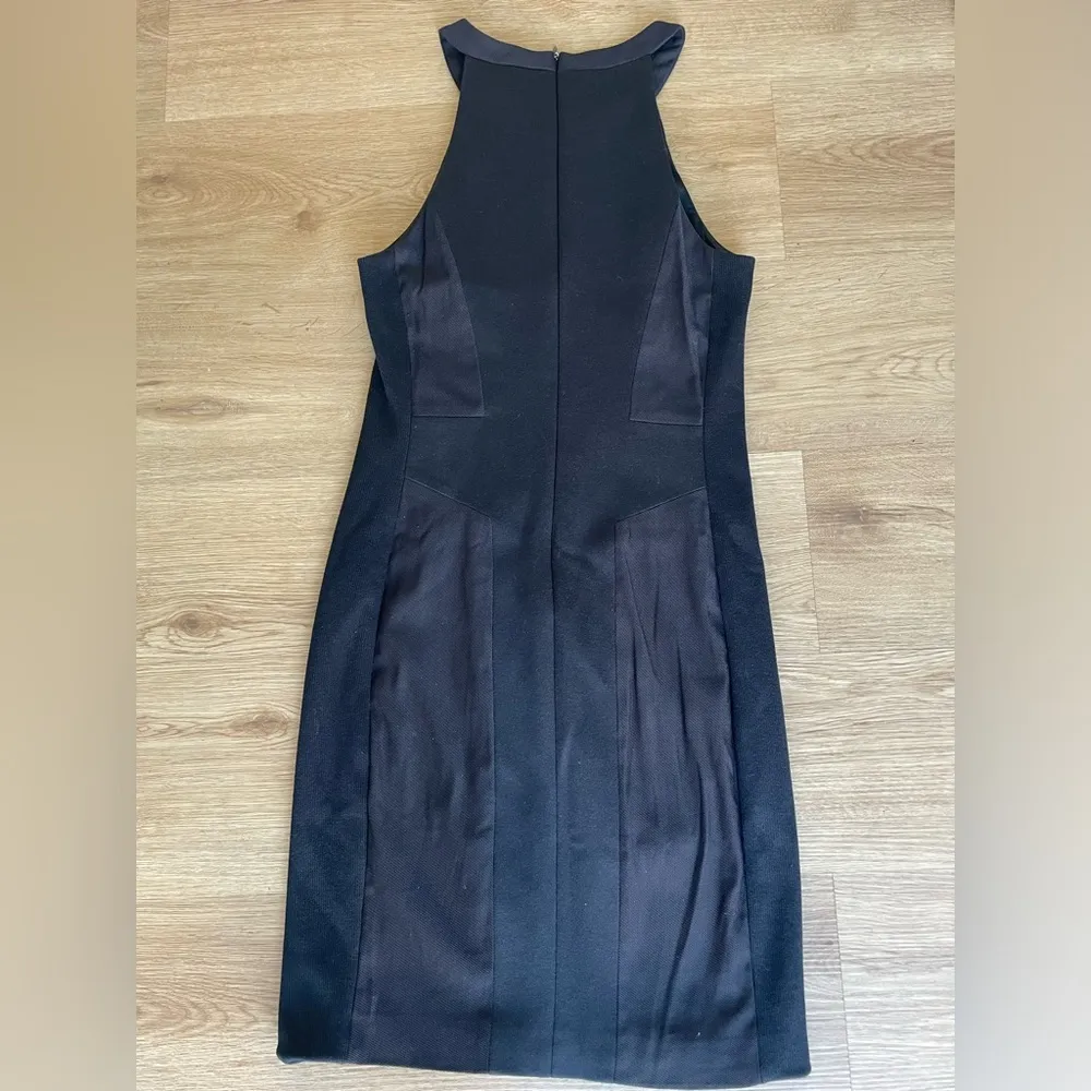 Rag & Bone Black Halter Dress in Paneled Black - Image 6