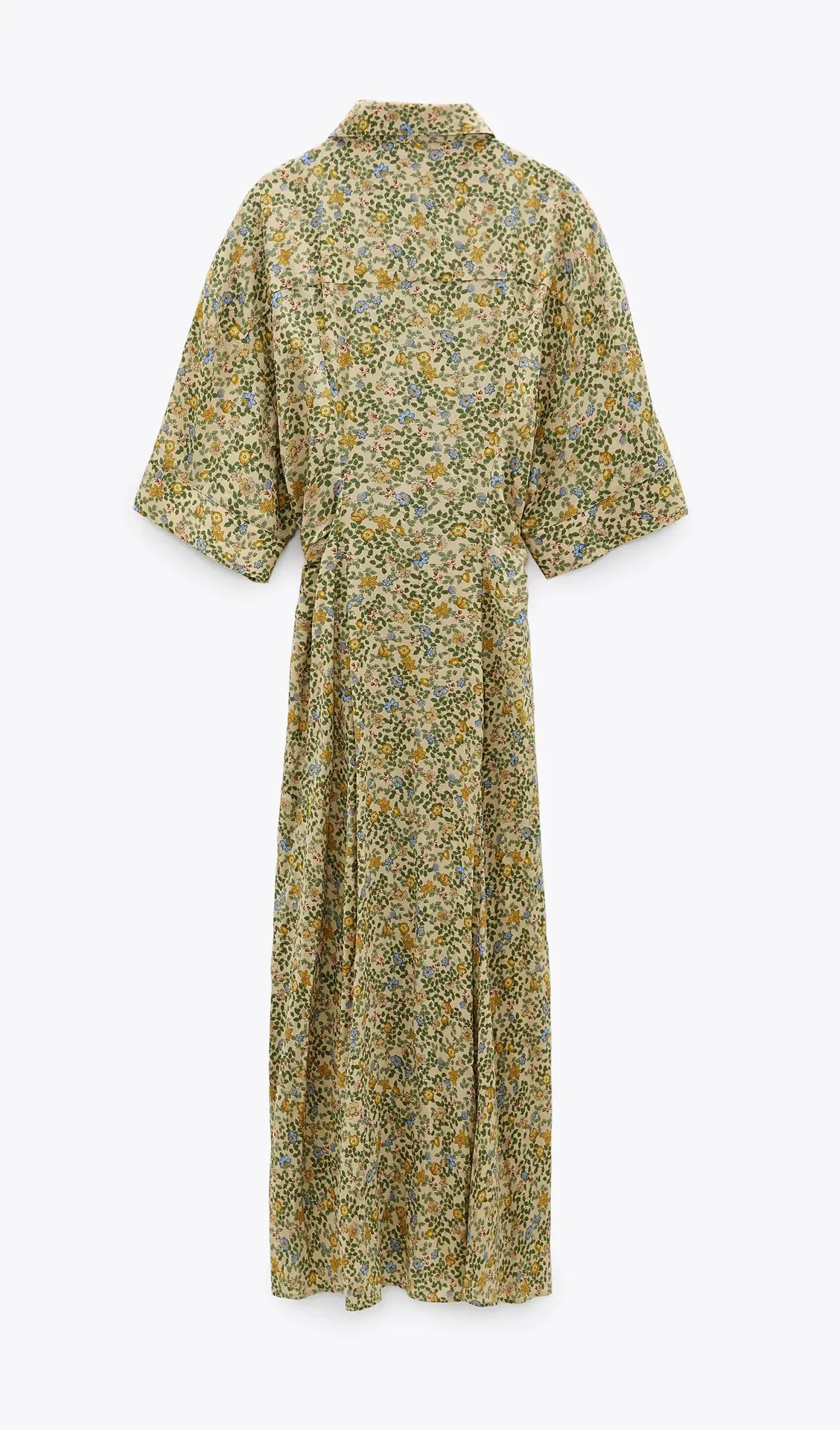 NWT  Vintage Floral Printed Midi Shirt Dress - Image 6