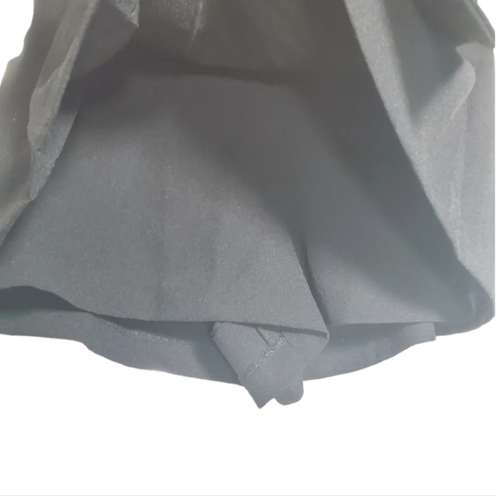 Bongo Black Skort Side Pleats Zippered Back 7 - Image 3